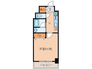 レジディア高岳の物件間取画像